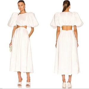 AJE Vanades Cut Out Ring Midi Dress size AU 6 / US 2